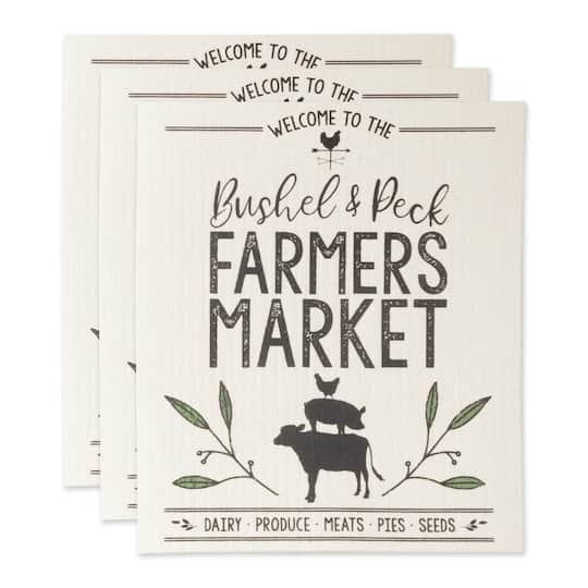 DII® Farmers Market Swedish Dishcloth, 3ct.